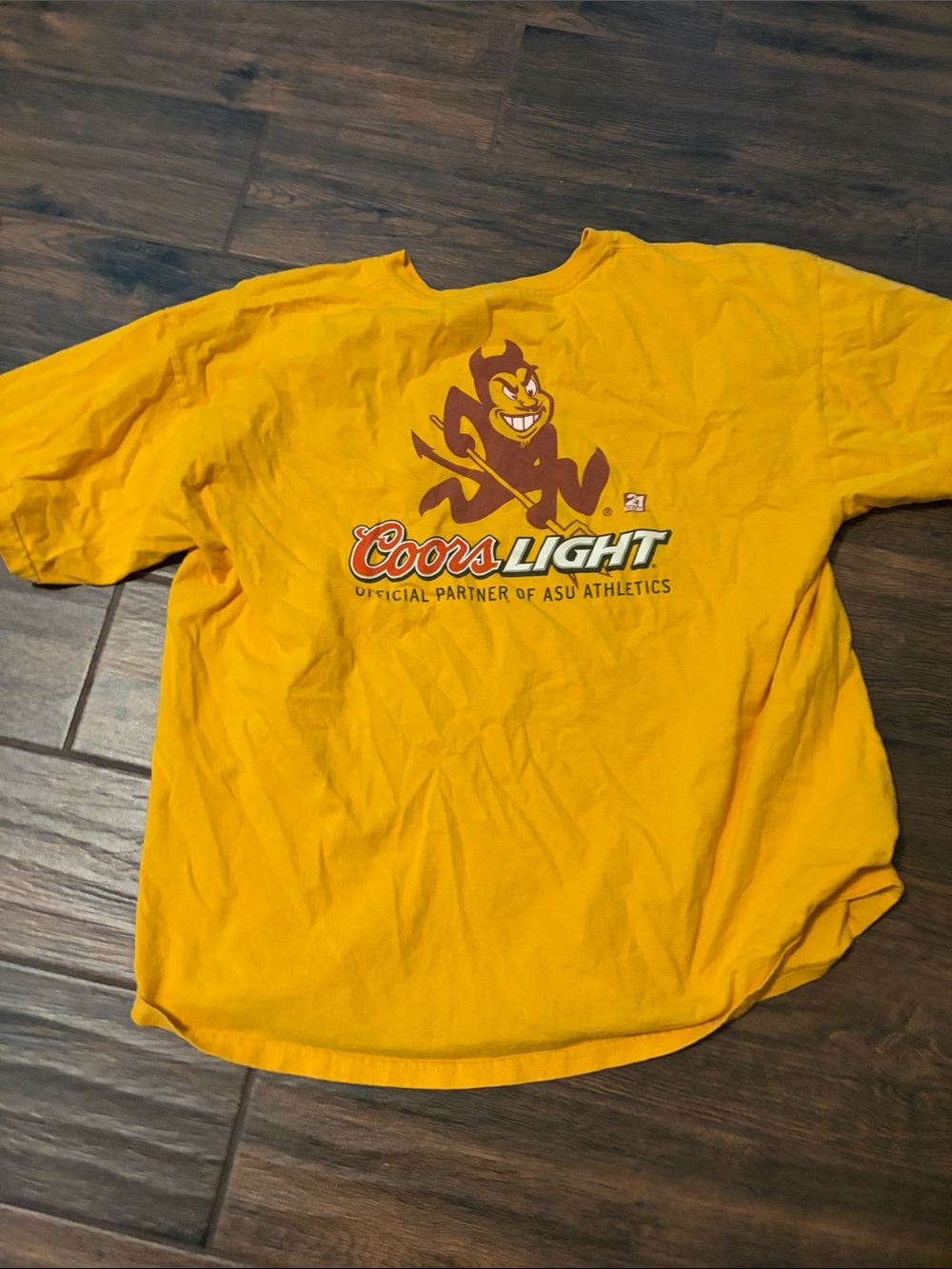 Coors Light x ASU Gold Short-Sleeve Men's Tee